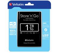 Verbatim Store 'n' Go USB 3.0 Portable Hard Drive 1TB Black