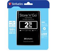 Verbatim Store 'n' Go USB 3.0 Portable Hard Drive 2TB Black