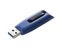 VERBATIM Store 'n' Go V3 MAX USB-Stick - USB-3.2 Gen 1 - 64GB - memorystick with sliding-mechanism - SuperSpeed-interface - external storage for laptop notebook and co - blue/black