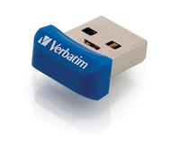 64GB USB Flash 3.0 NANO Store'n´Stay Blue Verbatim P-blister,Blue,98711 USB 3.2