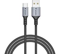 Verbatim Sync & Charge USB-A to USB-C Charging Cable 18W QC 3.0 120 cm | Magnetic Fast Charging Cable for iPhone 17 18 Samsung Galaxy S25 S26 MacBook Air iPad Google Pixel 11 Black