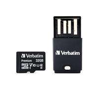 Verbatim Tablet U1 microSDHC Card with USB Reader 32GB (44059)