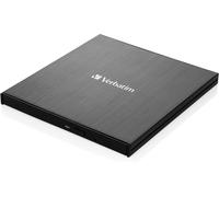 Verbatim Ultra HD 4K Slimline External Blu-ray Burner Drive USB 3.2 Black