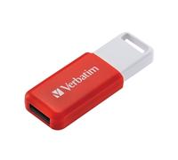 Verbatim USB 2.0 Databar USB Drive 16GB Red