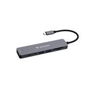 Verbatim USB-C Essentials Multiport Hub - 7 Ports: (2) USB-A 3.0/3.2 (verbatim)
