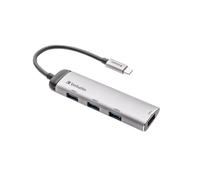 Verbatim USB-C to 4-PORT USB-A 3.2 Gen1 Multiport Hub