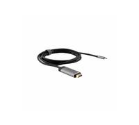 Verbatim 49144 video cable adapter 1.5 m USB Type-C HDMI Black,Silver