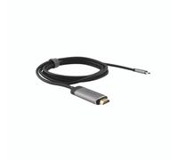Verbatim 49144 video cable adapter 1.5 m USB Type-C HDMI Black,Silver