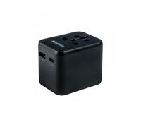 Verbatim 49544 power plug adapter Universal Black