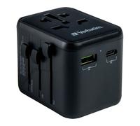 Verbatim 49544 power plug adapter Universal Black