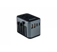 Verbatim UTA-03 Universal Travel Adapter 30W USB-C PD QC 3.0