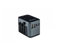 Verbatim UTA-03 Universal Travel Adapter USB-C PD 30W QC 3.0