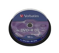 Verbatim VB-DPD55S1 DVD+R DL 120 mm spindle 10 pc(s) 8.5 GB