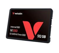 Verbatim Vi550 S3 SSD - internal SSD 512GB - Solid State Drive - 2.5'' SATA III interface - internal SSD drive with 3D NAND technology - high performance SSD 512GB - 560MB/s - black