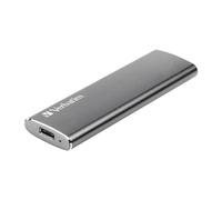 Verbatim Vx500 SSD - 240 GB - Space grey - 29 g - External SSD - USB 3.0 SSD - Lightweight SSD External - for Windows & Mac OS X - Portable Drive - USB-C - High-speed Flash-drive