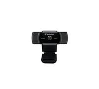 Verbatim AWC-01 Full HD 1080P Autofocus Webcam Microphone Black 49578