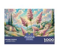 Verbena 1000 Pieces Jigsaw Puzzles Engaging Educational Games Jigsaw Puzzle Beautiful Decoration for Gifts 38x26cm/1000pcs