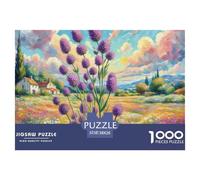 Verbena 1000 Pieces Jigsaw Puzzles Engaging Educational Games Jigsaw Puzzles Unique Puzzle Gift for Adults And Kids 38x26cm/1000pcs