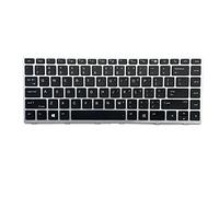 VERBENA US Keyboard English Version Keypad for HP EliteBook 840 G5 846 G5 745 G5 Laptops Small Keyboards Without Backlight