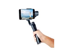 Verbex C16 slimme mobiele telefoon anti-shake stabilisator, draagbaar en opvouwbaar, compatibel met Android- en Apple-apparaten en uitgerust met opnamebegeleiding en gezichtsherkenningsfuncties, een V