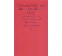 Verbot der NPD oder Mit Rechtsradikalen leben