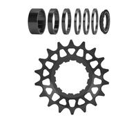 Verbpupl Fixed Gear Sprocket, 16T/18T Wheel Gear Shift Attachment, Cycling Speed Sprocket, for Mountain Road Biking City Street Outdoor Adult Beginner Youth Kids