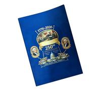Verbpupl Notebook for Work - Collectible Patriotic Hardcover | 1776-2026 U.S. Independence Notebook - for Home Office School Classroom Event Celebration Party