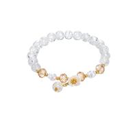 Verbundener Armbandring 2024 Armband für Damen, chinesisches Jade-Perlenarmband für ihre, Oma, Mutter, Vater, den täglichen Gebrauch Uhren Lederarmband Für Männer (White, One Size)