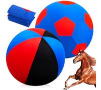 VercanMonth 2 Pcs 30 Inch Horse Ball Covers Please Watch VCR for How to Inflation Mega Herding Play Covers for Horse Herding Ball(Classic Style)