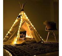 Vercico Fairy Lights Battery Indoor Kids Bedroom LED Srings Lights for Kids Teepee Tent Children Play Camping Tent Party Decoration