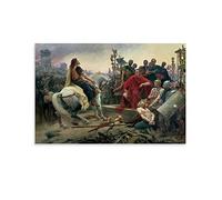Vercingetorix Throws Down His Arms at The Feet of Julius Caesar Canvas Art Poster And Wall Art Picture Print Modern Family Bedroom Decor Posters 12x18inch(30x45cm)