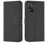 Verco Mobile Phone Case for HMD XR21 Case, Book Case Flip Cover for HMD XR21 Case [Card Slots/Stand Function], Black