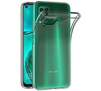 Verco Mobile phone case for Huawei P40 Lite Case, mobile phone cover for P40 Lite case transparent thin clear silicone, transparent