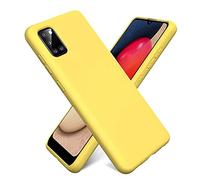 Verco Mobile phone case for Samsung Galaxy A03s case, case silicone gel [soft inner lining] protective case for Samsung A03s case shockproof, yellow