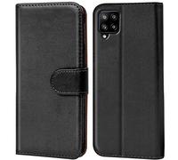 Verco Wallet Case for Samsung Galaxy A42 5G Book Cover with Magnetic Closure compatible with Samsung A42 5G Flip Case with Card Slots Faux Leather - Black
