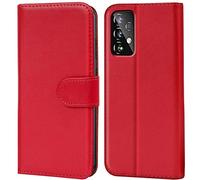 Verco Wallet Case for Samsung Galaxy A52 4G/5G / A52s 5G Book Cover with Magnetic Closure compatible with Samsung A52 4G/5G, Samsung A52s 5G Flip Case with Card Slots Faux Leather - Red
