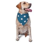 vercosee Baseball Dog Bandana,Sports Theme Washable Pets Scarf Triangle Adjustable Reversible Triangle Bibs Scarf Accessories for Game Day (Baseball)