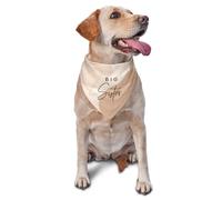 vercosee Big Sister Dog Bandana,Gender Reveal,Baby Announcement Bandana,Pet Scarf, Pet Accessories for Dog Lover Owner (Abstract)