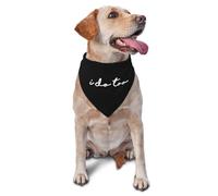 vercosee I Do Too Dog Wedding Bandana,Married Puppy Pet Bandanas Accessories,Wedding Photo Prop for Dog Lover Pet Scarf Accessories (Black)