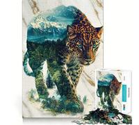 Verdant Jungle Phantom 1000-piece Puzzle for Teenagers Mind Skill Fun Uniform Size Precise Pieces Relaxing Indoor Group Activity (38x26cm)