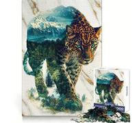 Verdant Jungle Phantom Adult Jigsaw Puzzles 1000 Pieces Enhance Recall Light Enjoyment Precision Cut Unique Gift (38x52cm)