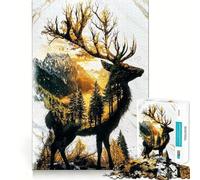 Verdant Monarch of The Golden Grove 1000-piece Puzzle for Teenagers Mind Skill Fun Uniform Size Precise Pieces Relaxing Indoor Group Activity (38x26cm)