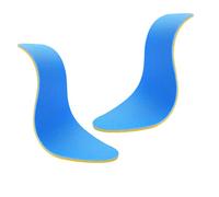 VERDANVERSE 1 Pair Mens Breathable Insoles Sweat Absorption Shoe Inserts Odor Resistant Sports Shoe Cushions Shock Absorbing Pads Yellow Blue Size 45