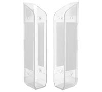 VERDANVERSE 1 Pair under Desk Laptop Mount Wall Holder with Flexible Acrylic Bracket for Home Office Workspace, Sl esign with Full Access to Device Ports, Fits Laptops and Keyboards