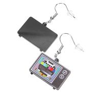 VERDANVERSE 1 Pair Vintage Television Earrings for Women Retro Dangle Jewelry Unique Design for Daily Wear Parties More Fashion Accessory for All Ages