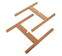 VERDANVERSE 100kg Wood Dog Bowl Holder Raised Single Pet Feeding Rack Elevated Stand for Large Sized Dogs Helps Improve Posture during Mealtime