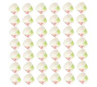 VERDANVERSE 100pcs Disposable Ice Cream Cups No Lid Paper Dessert Bowls for Yogurt Pudding Party Use Sturdy Food-Grade Material Easy to Label and Throw Away