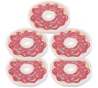 VERDANVERSE 100pcs Donut Napkins 2-Layer Disposable Fun Paper Napkins for Shower Birthday Wedding and Candyland Theme Dessert Tissue for Party Table Decor