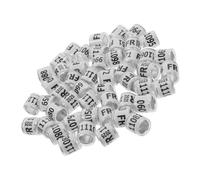 VERDANVERSE 100pcs Durable Numbered Pigeon Leg Bands Lightweight Identification Rings for Racing Pigeons Doves Quails Comfortable Faderesistant Marking for Bird Enthusiasts