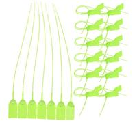 VERDANVERSE 100pcs Lock Cable Ties with Anti-counterfeiting Random Code Self-Locking Zip Ties with Tag Labels for Office Garage Workshop Indoor and Outdoor Use